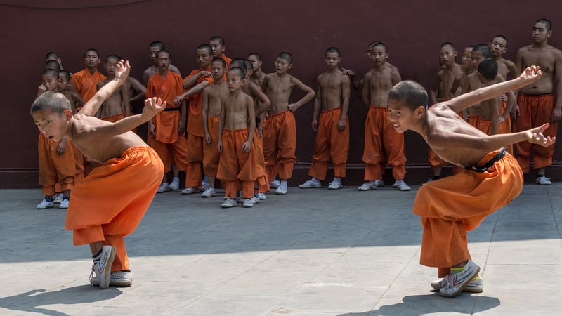 Kung Fu martial artist
